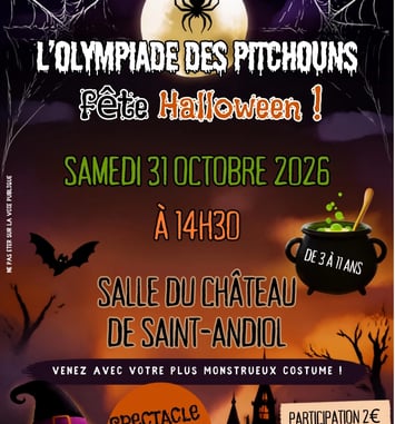 L'Olympiade des Pitchouns fête Halloween à Saint-Andiol