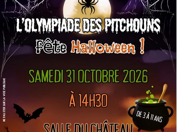L'Olympiade des Pitchouns fête Halloween à Saint-Andiol