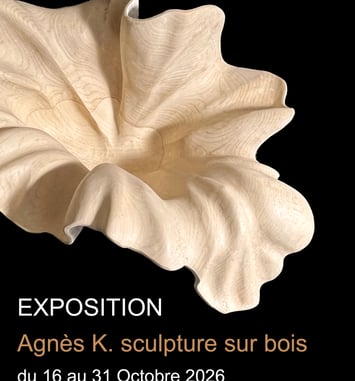 Exposition - Agnès K. sculpture sur bois
