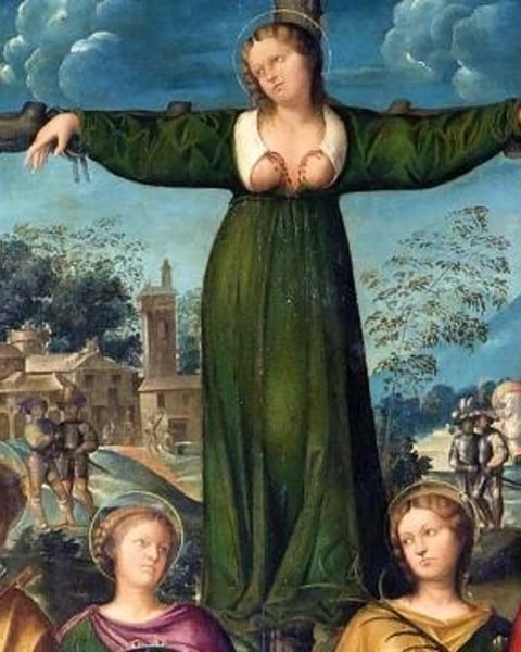 Bryana Fritz, Submission Submission, Le portrait de Sainte Agathe