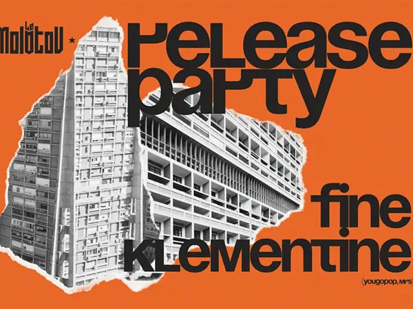 Fine Klementine Release Party + Knafeh Jacuzzi + Noisy Peasy x Strokevitch