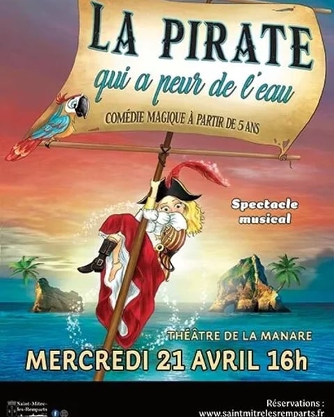 La pirate qui a peur de l'eau