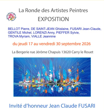 Exposition à la Bergerie La Ronde des Artistes Peintres
