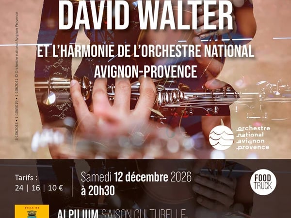 David Walter et l'harmonie de l'Orchestre national Avignon-Provence