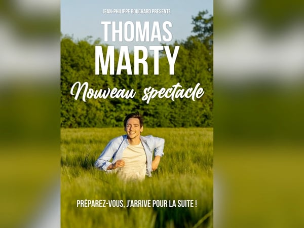 Spectacle Marty Thomas en rodage