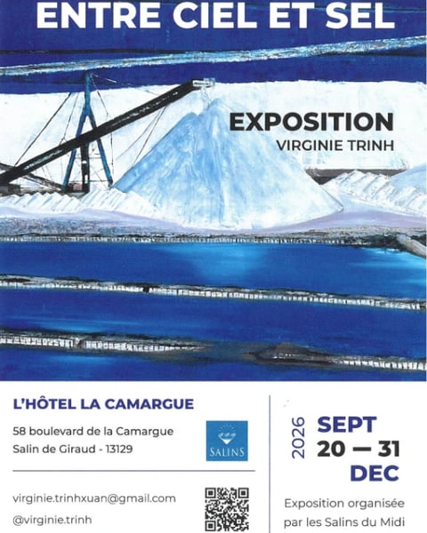 Exposition « Entre ciel et sel » – Virginie Trinh