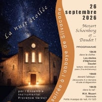 Concert de l'Ensemble Instrumental Provence Verdon : "La Nuit étoilée"