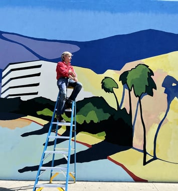 L'art au cœur d l'hôpital - L'art au cœur de l'hôpital - Création d'une œuvre murale signée Thierry Lefort / Street Aix Project by Ka Divers