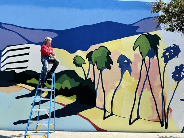 L'art au cœur d l'hôpital - L'art au cœur de l'hôpital - Création d'une œuvre murale signée Thierry Lefort / Street Aix Project by Ka Divers