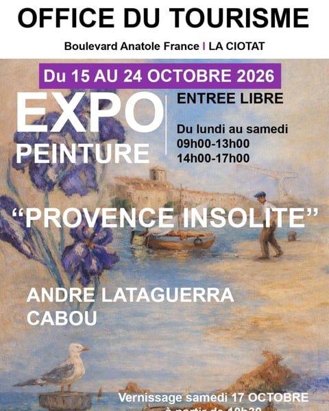 Exposition de peintures Provence insolite