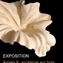 Exposition - Agnès K. sculpture sur bois