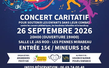 Concert caritatif Amandiers Festi Vie