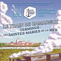 Le Train de Camargue - Terminus : Les Saintes-Maries-de-la-Mer