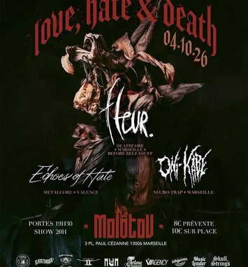 FLEUR + Echoes of Hate + Oni Kabe