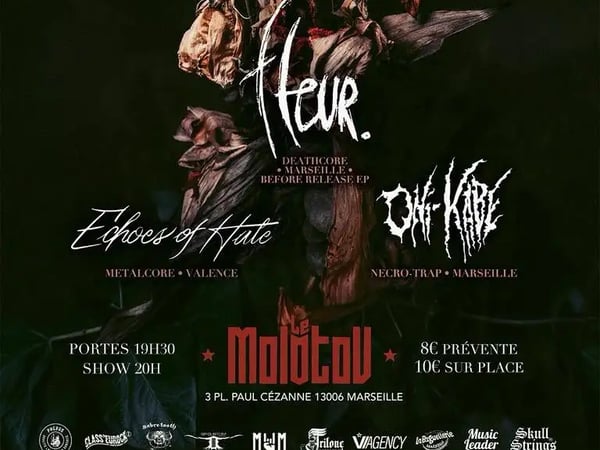 FLEUR + Echoes of Hate + Oni Kabe