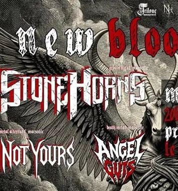 Stone Horns + Not Yours + Angel Guts