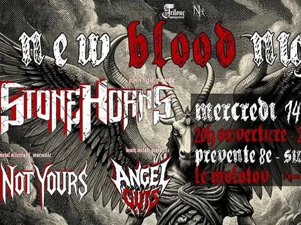 Stone Horns + Not Yours + Angel Guts