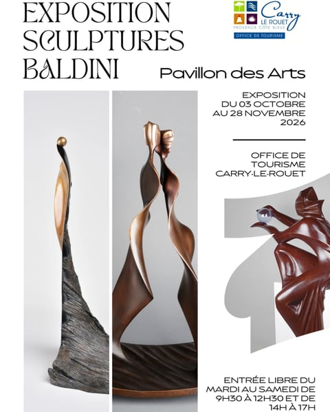 Exposition sculptures Baldini