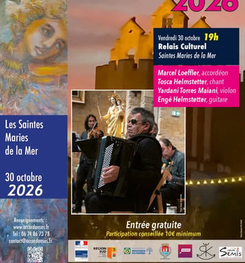 Concerts d’automne Accordanses- Festival des musiques du voyage
