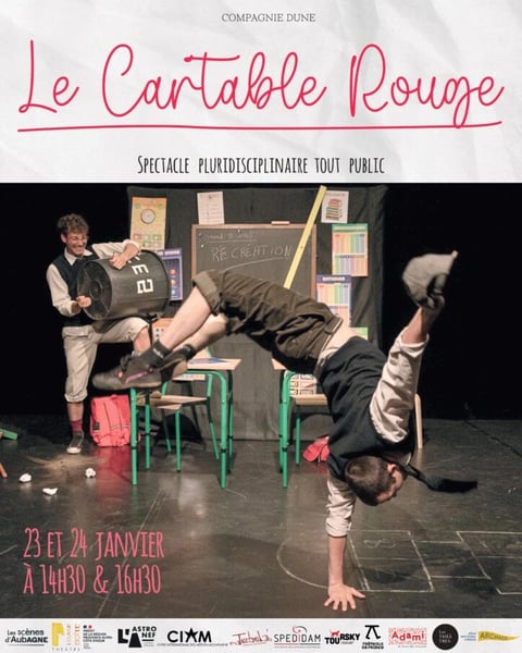 Le cartable rouge
