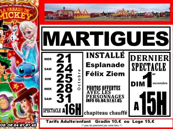 Spectacle la parade de Mickey