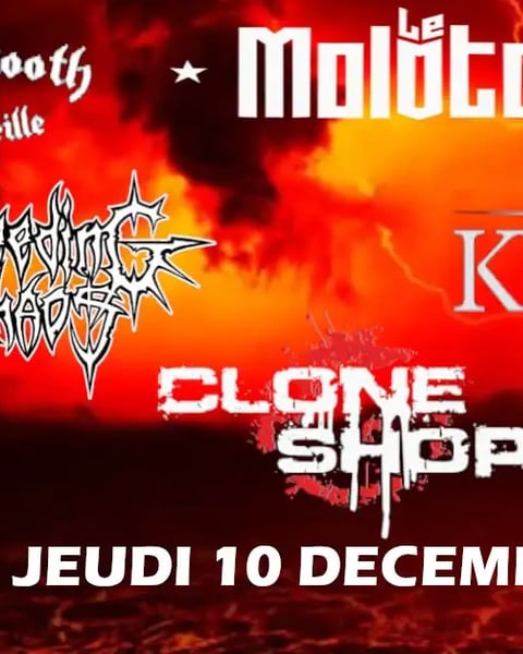 Metal Night: Breeding Chaos + Kvårk + Clone Shop + Angel Guts