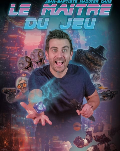 Jean-Baptiste Mazoyer dans Le maître du jeu version science fiction