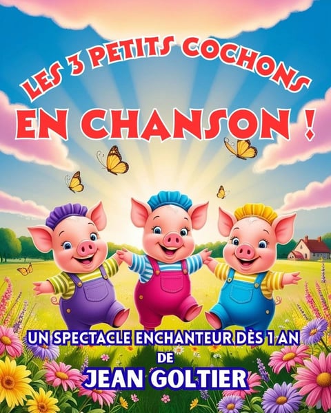 Les 3 petits cochons en chanson !