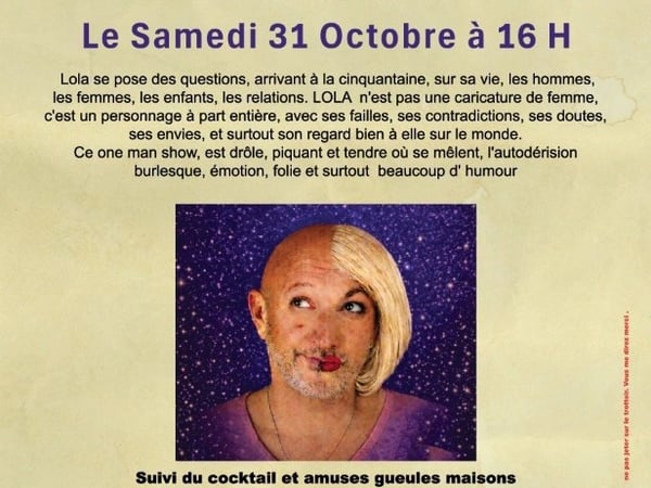 Lolo Sinclar dans Barbe, perruque et vérité