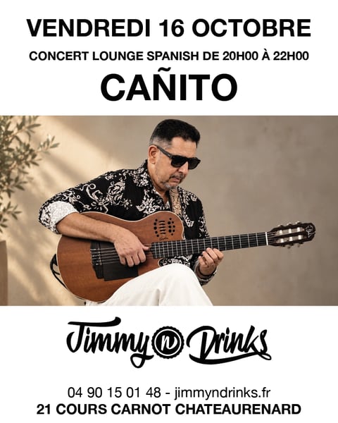 Concert "Cañito" chez Jimmy n Drinks