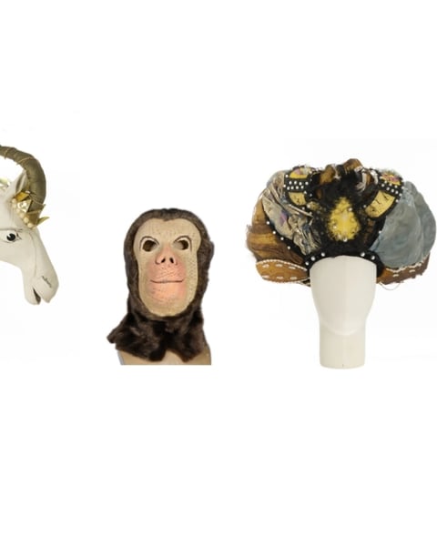 Exposition - Drôles de têtes, Coiffes et masques de spectacle